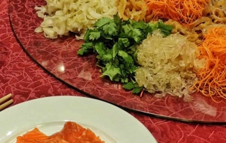 Chinese new Year fortune dishes