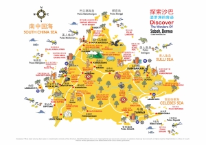 sabahtravelguide visual map of sabah download