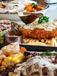 visuals pate grillhouse gaya street western sizzling, steak