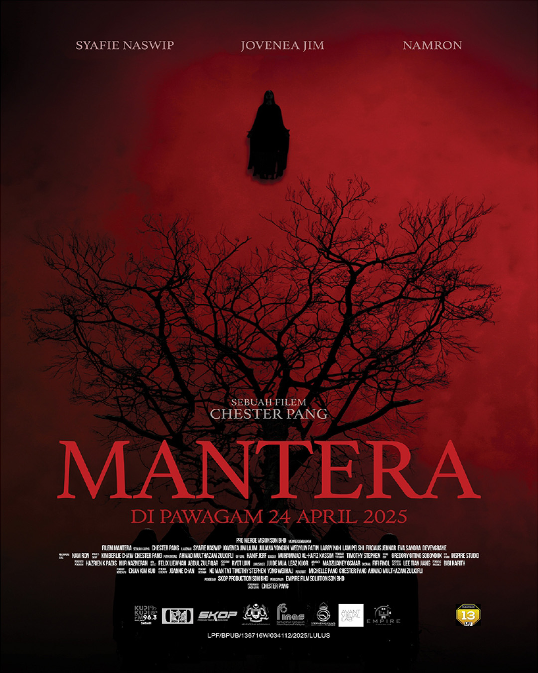 mantera the movie 2025 poster, chester pang